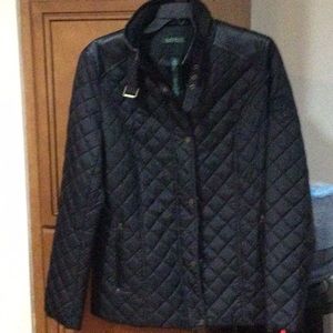 Ralph Lauren quilted navy jacket